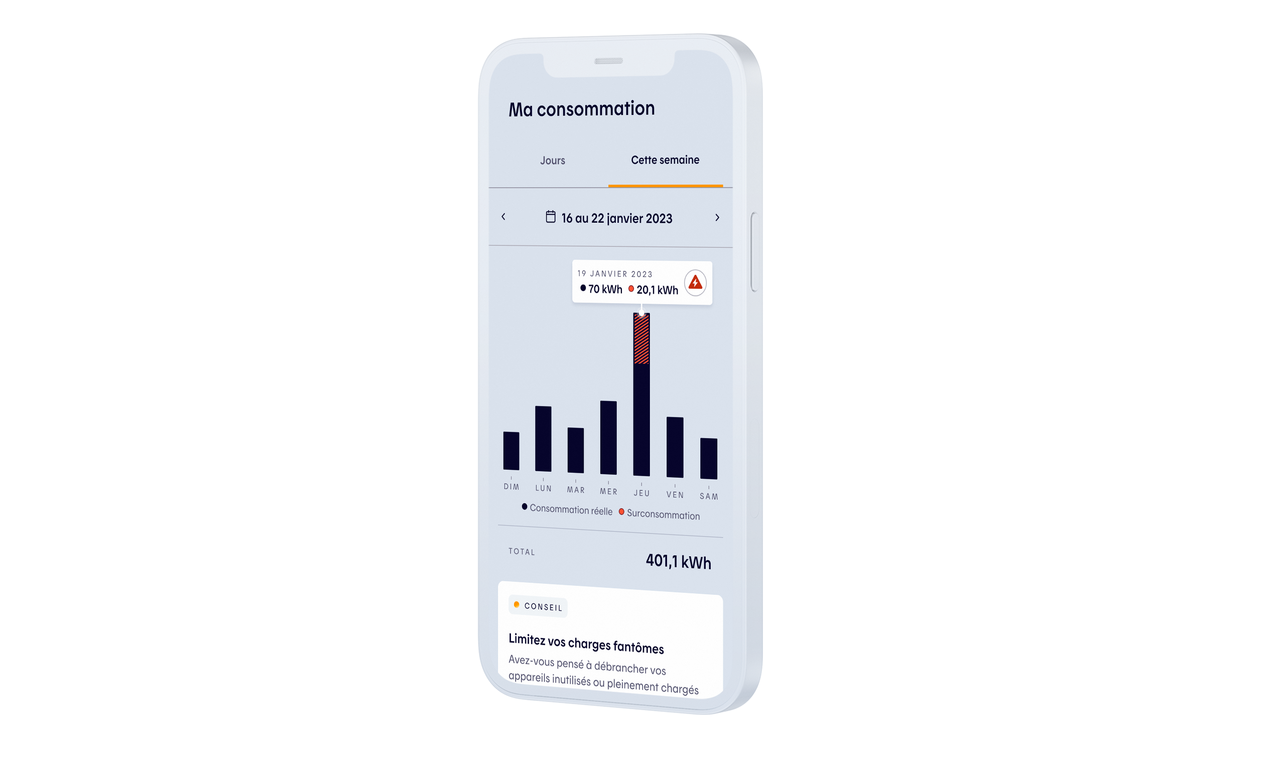 Suivez la consommation de votre domicile